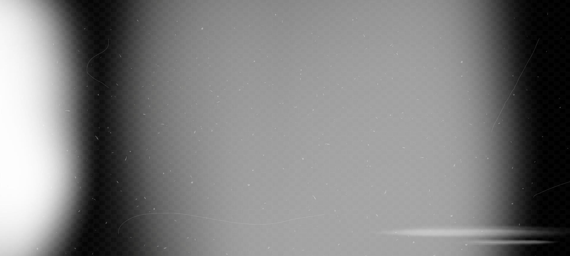 Vintage film texture with grain, scratches, light leaks and burn effects. Retro cinematic dust and glitch noir style with distressed overlays. Horror poster or analog photography background vector