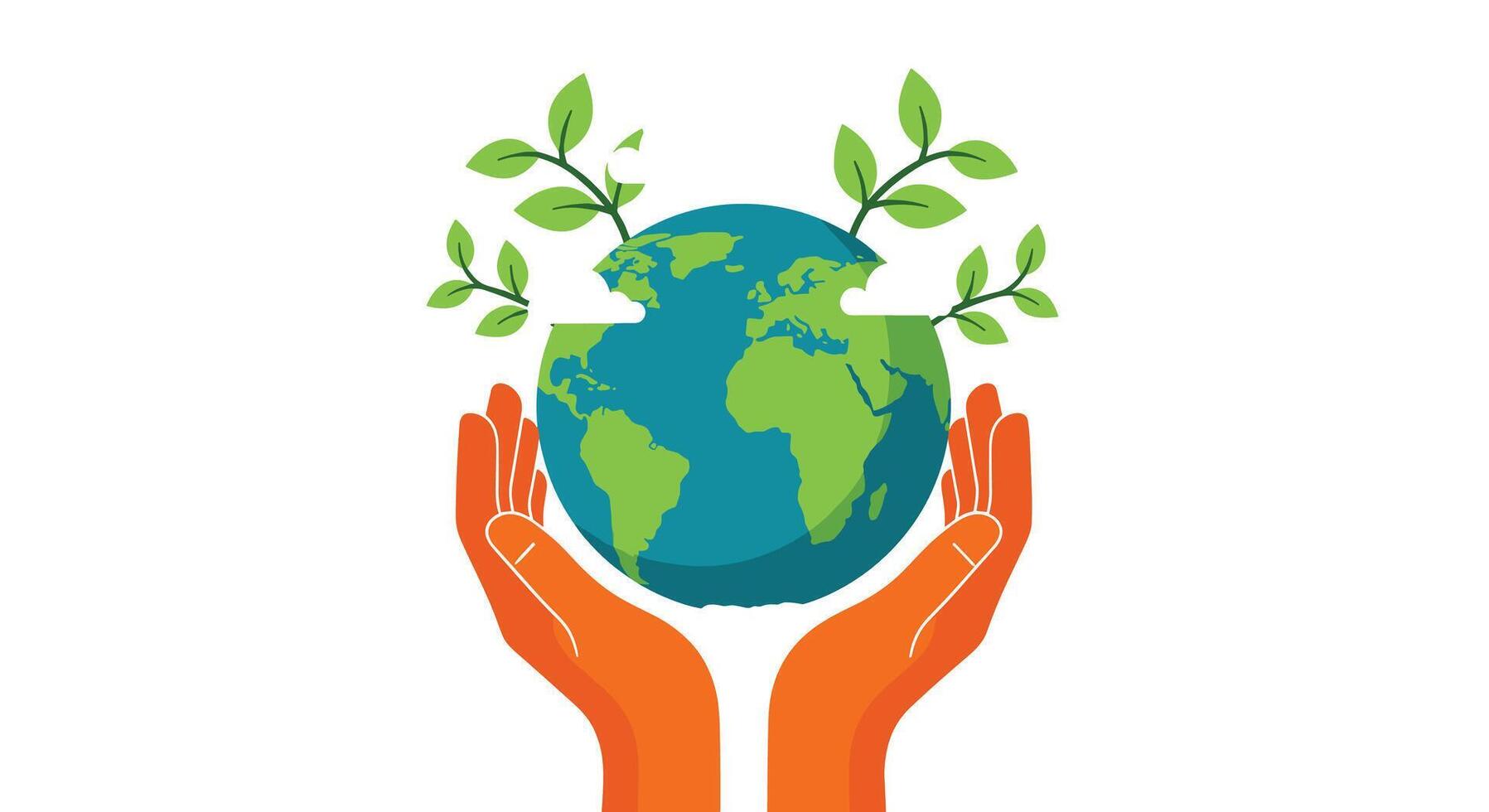Protecting and Nurturing the Earth a Collective Responsibility for a Sustainable and Healthy Future vector