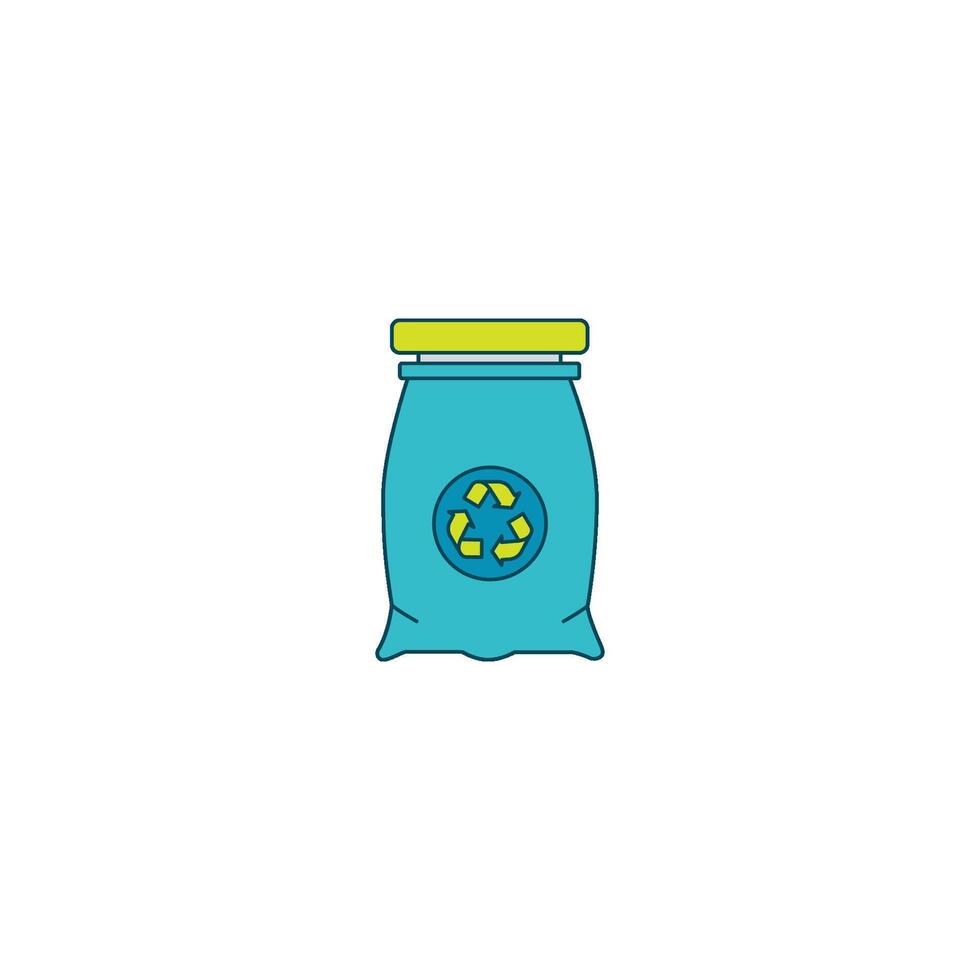 Compostable Waste Bag vector
