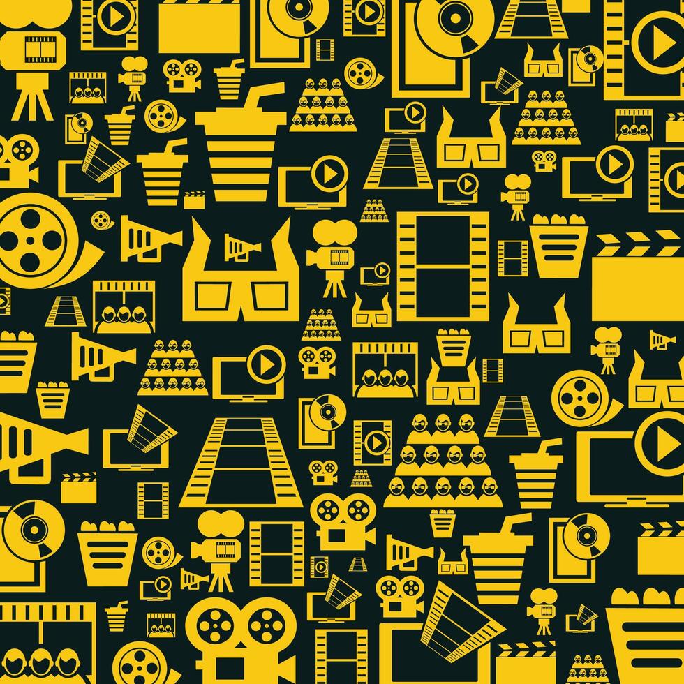 Cinema luxury trendy applicable design delightful abstract illustration artwork vector
