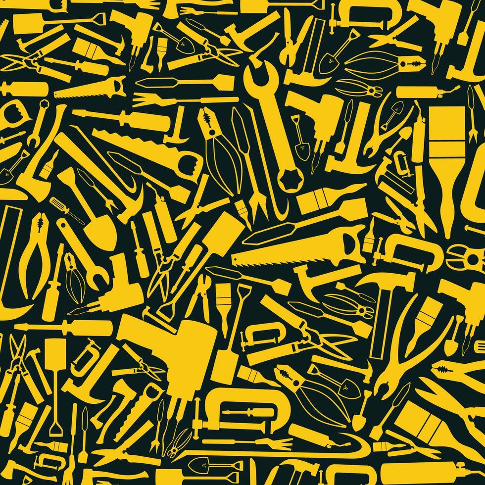Carpenter tools luxury trendy applicable design delightful abstract illustration artwork vector