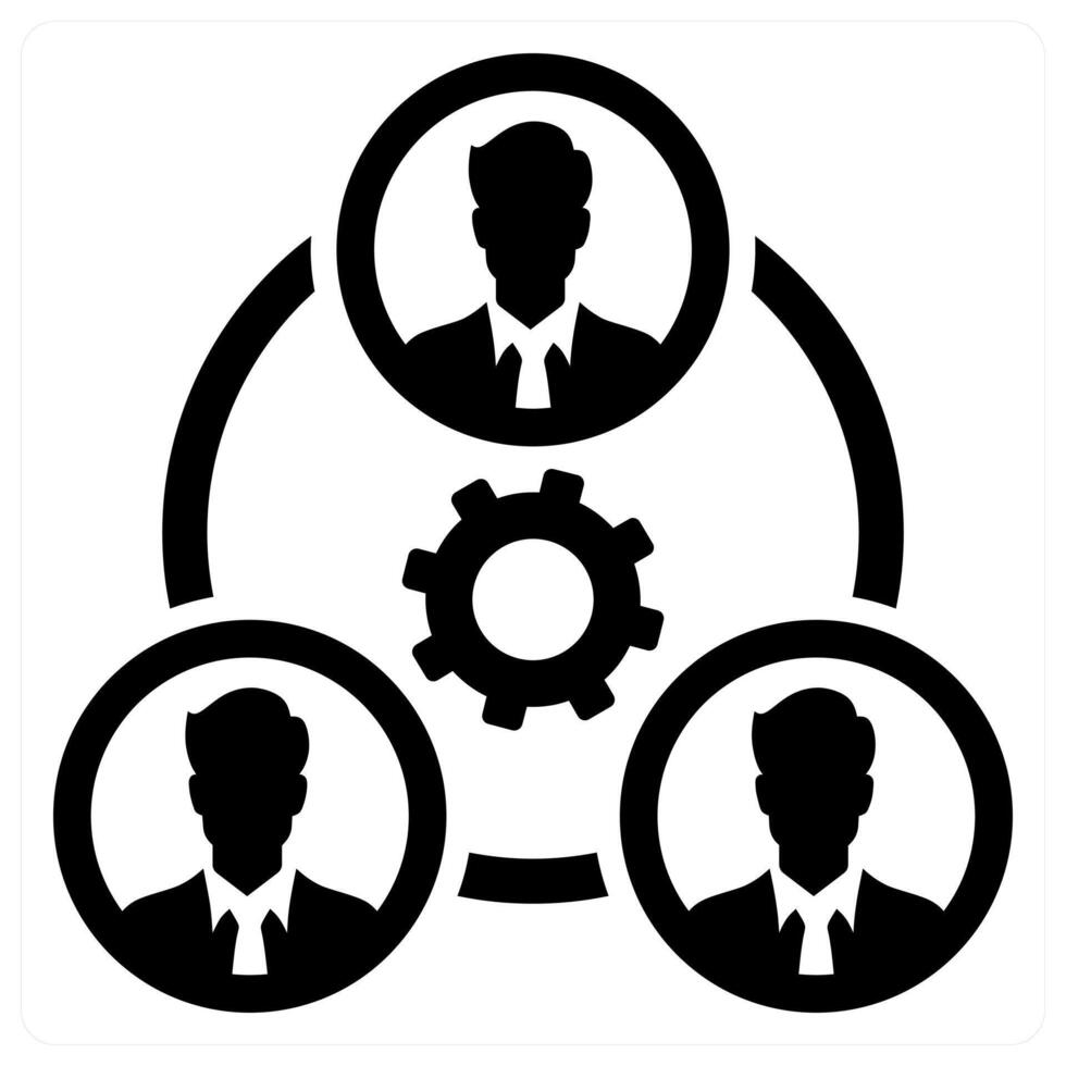 Allocation of Funds icon concept in black color vector