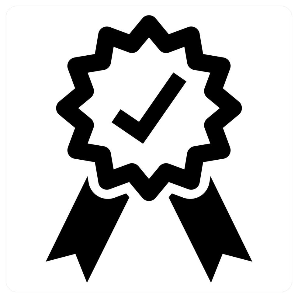 Award icon concept in black color vector