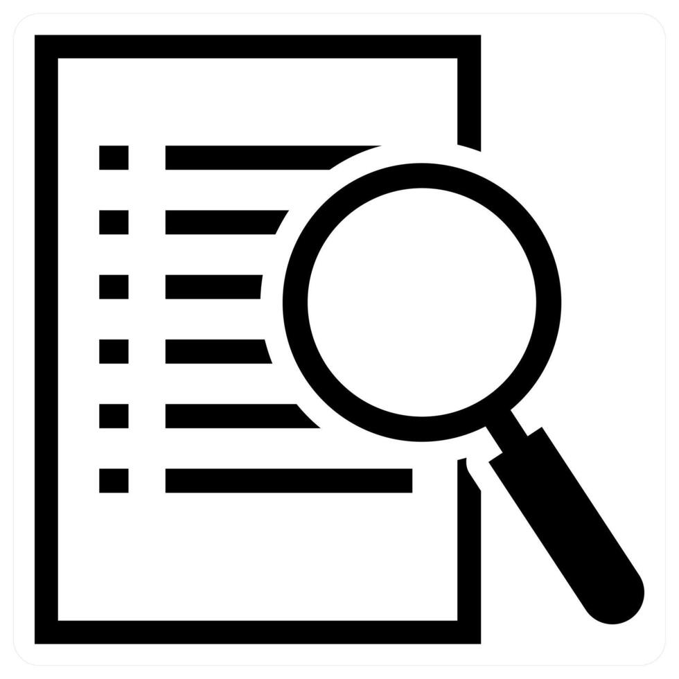 Assesement icon concept in black color vector