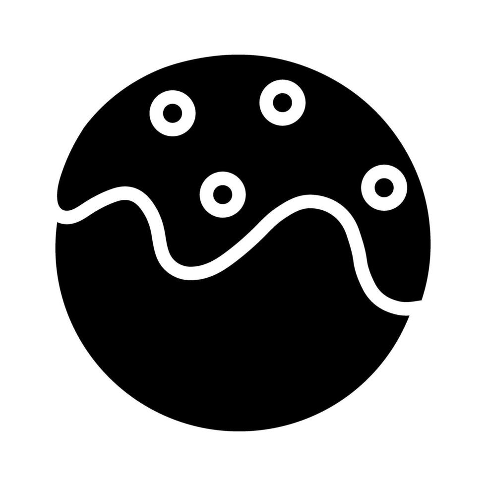 donut with sprinkles icon over white background, silhouette style, illustration vector