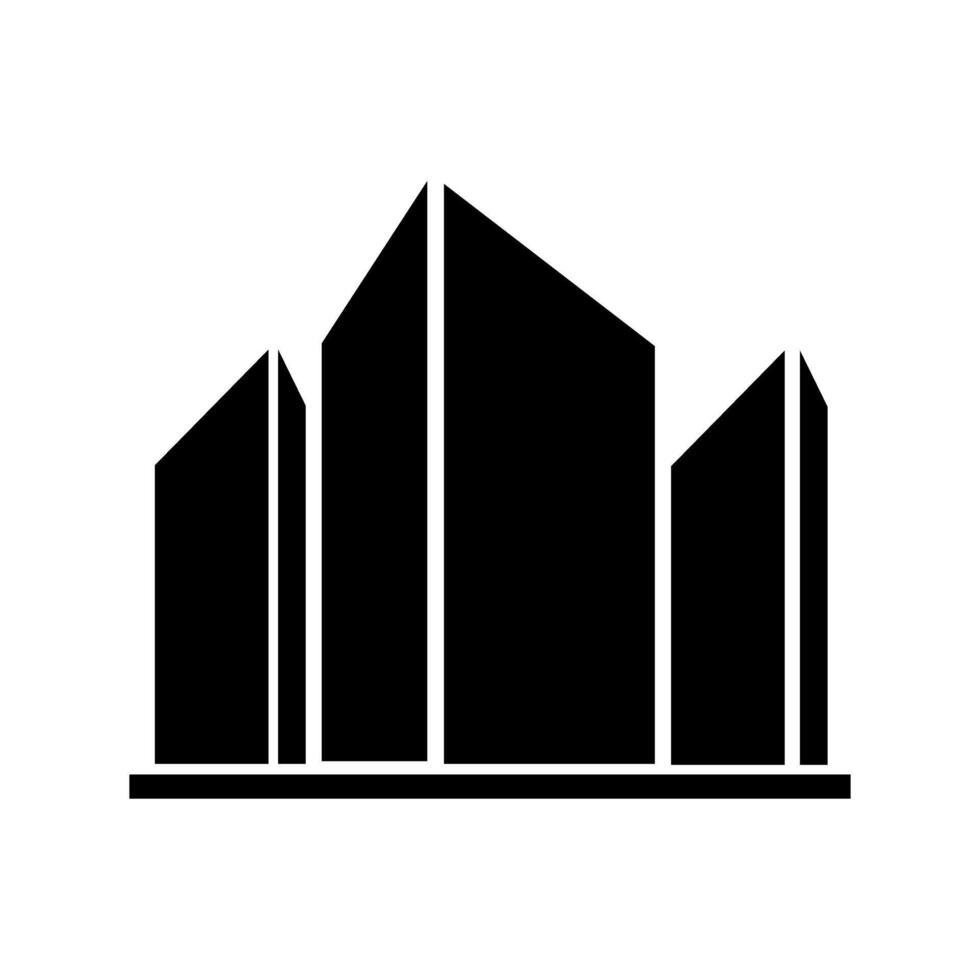 silhouette of skyscrapers cityscape isolated icon illustration design vector