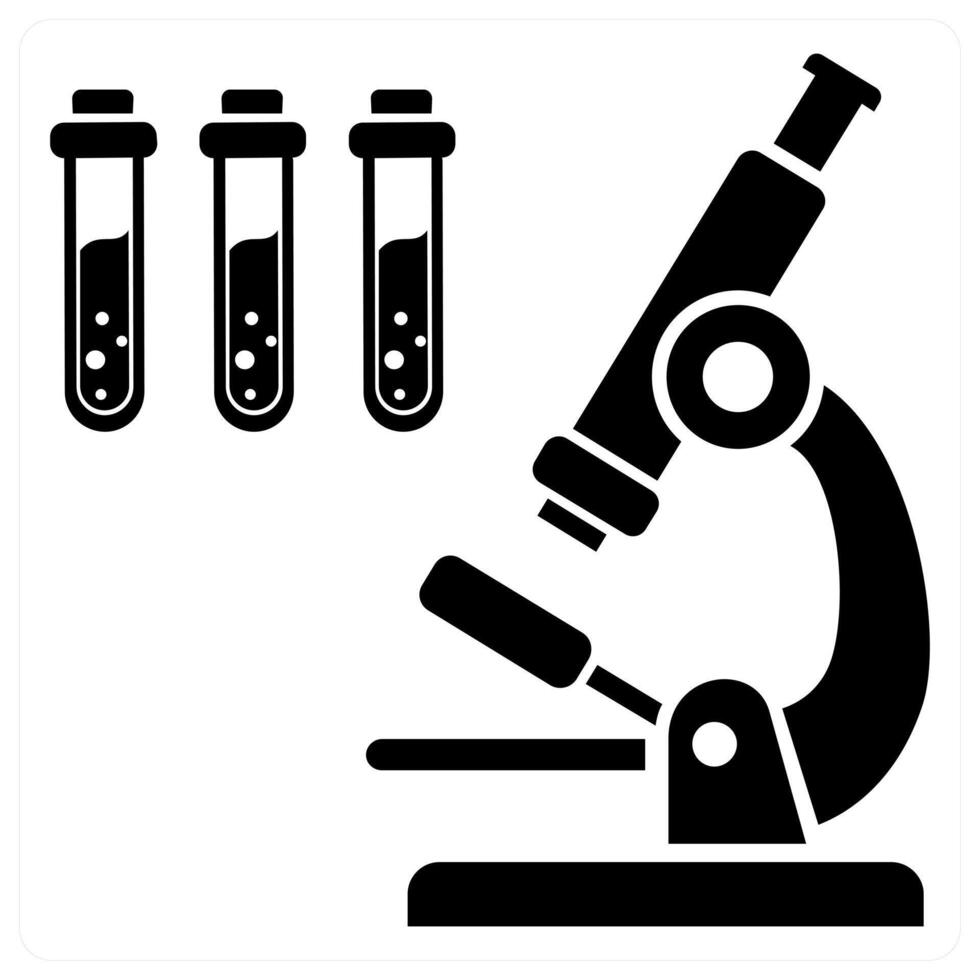 Biology concept in black color vector