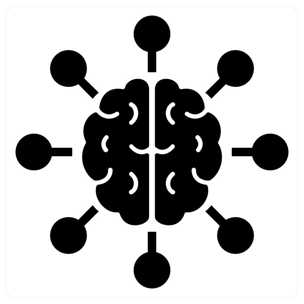 Business Intelligence icon in black color vector