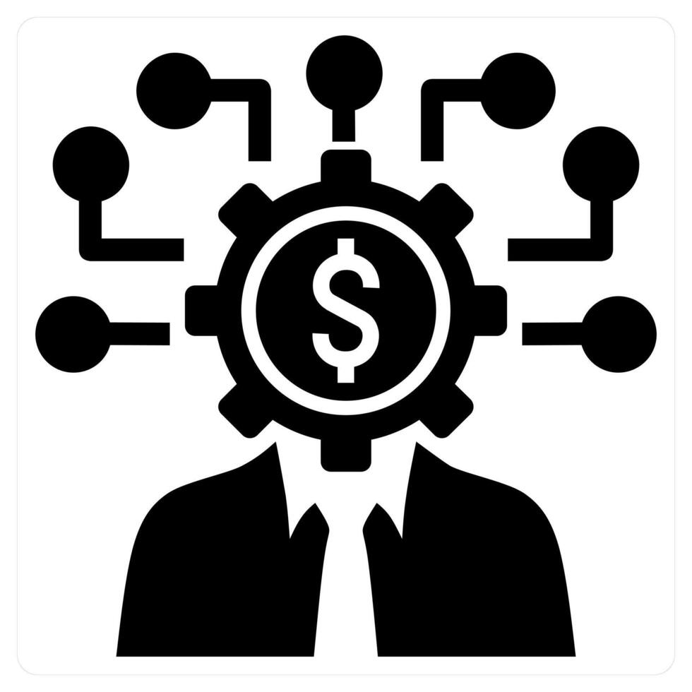 Creator icon concept in black color vector