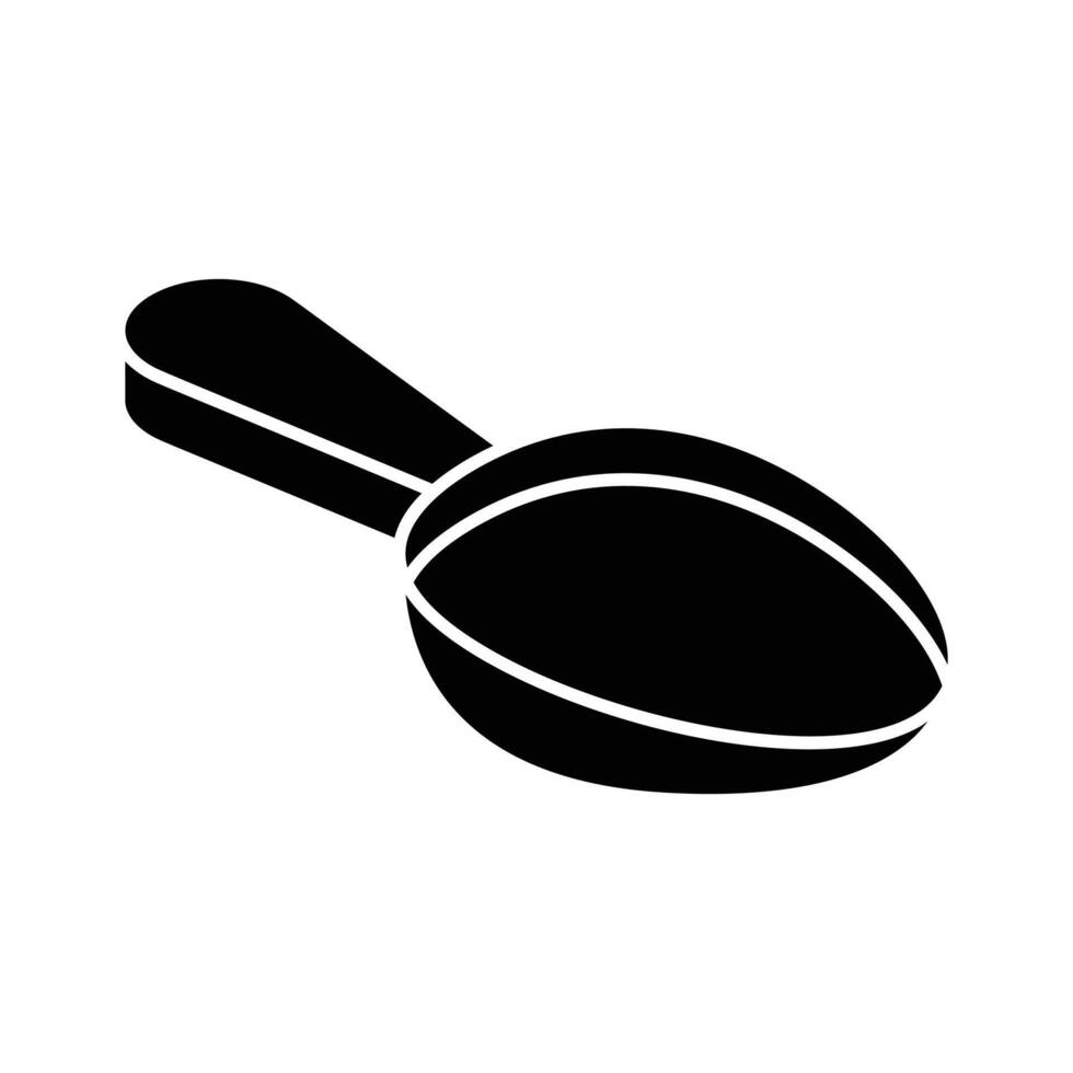 Grab this isometric icon of curved medicine spoon. vector