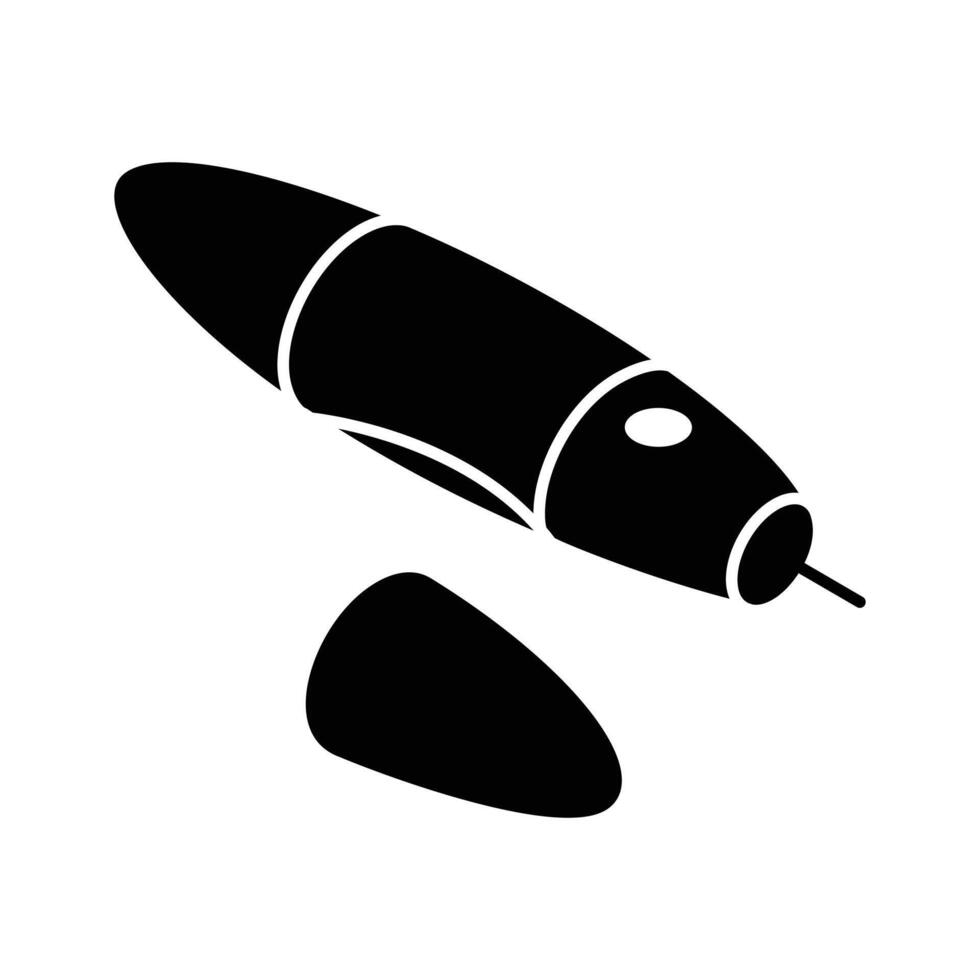 Premium isometric icon showing a digital insulin pen. vector