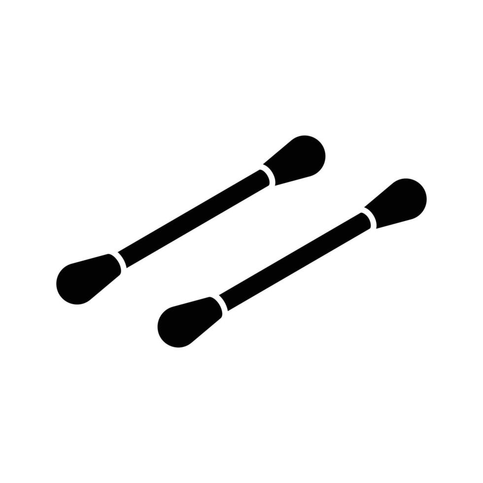 A modern isometric style icon of medical cotton buds. vector
