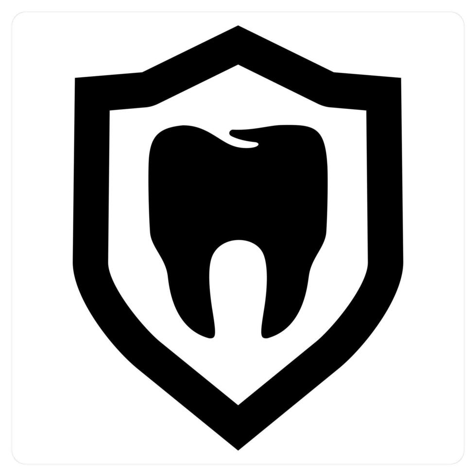 Dental Checkup icon in black color vector