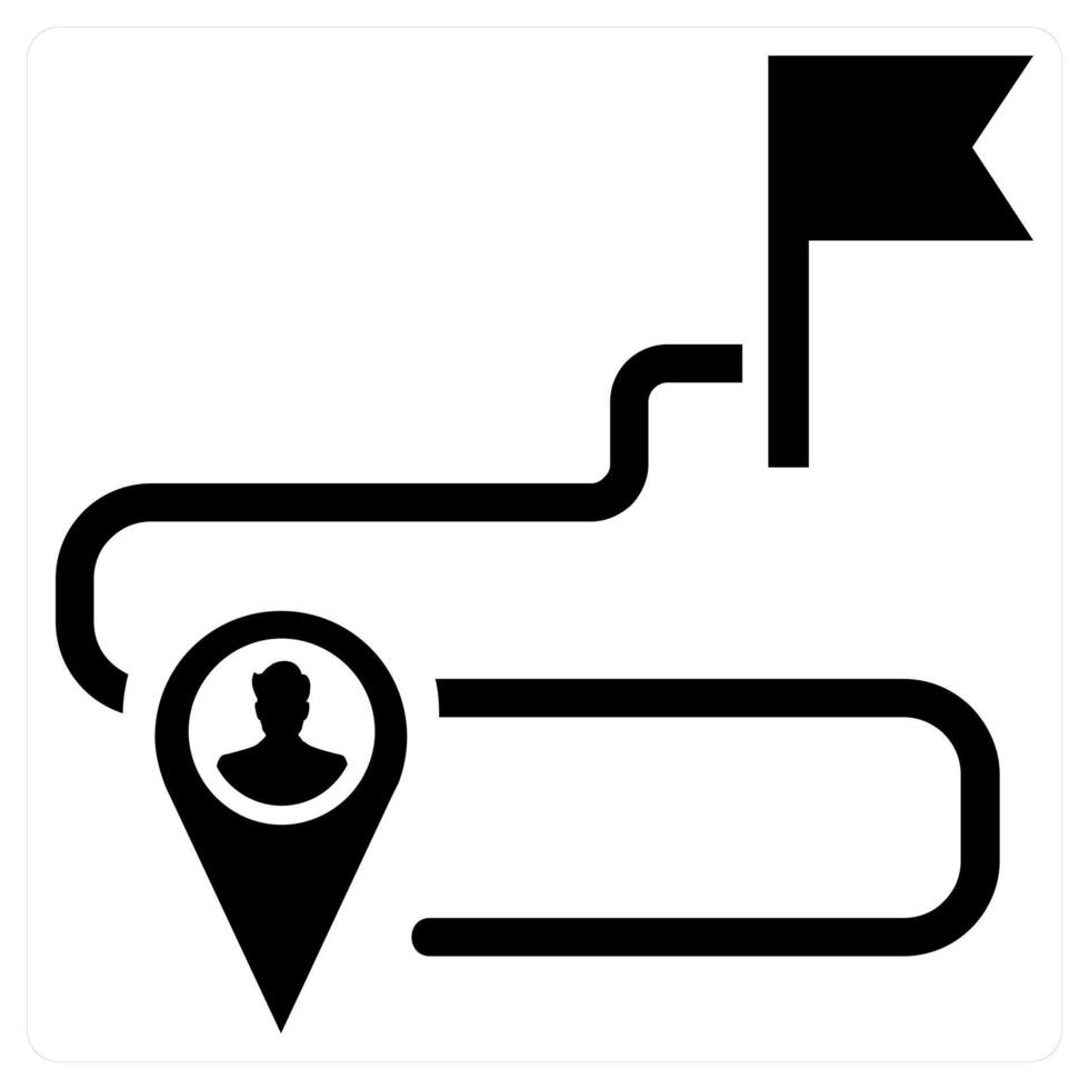 Destination concept in black color vector