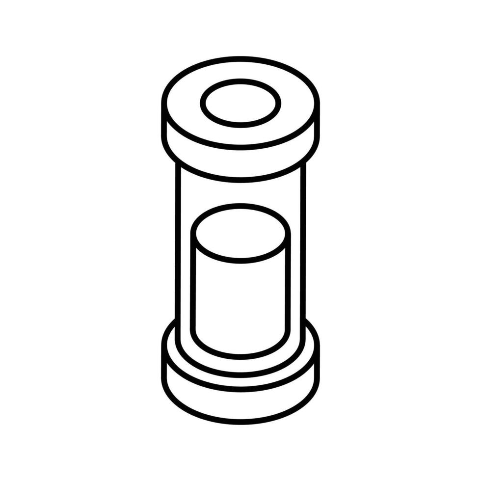 A modern isometric icon showing medical test sample.. vector