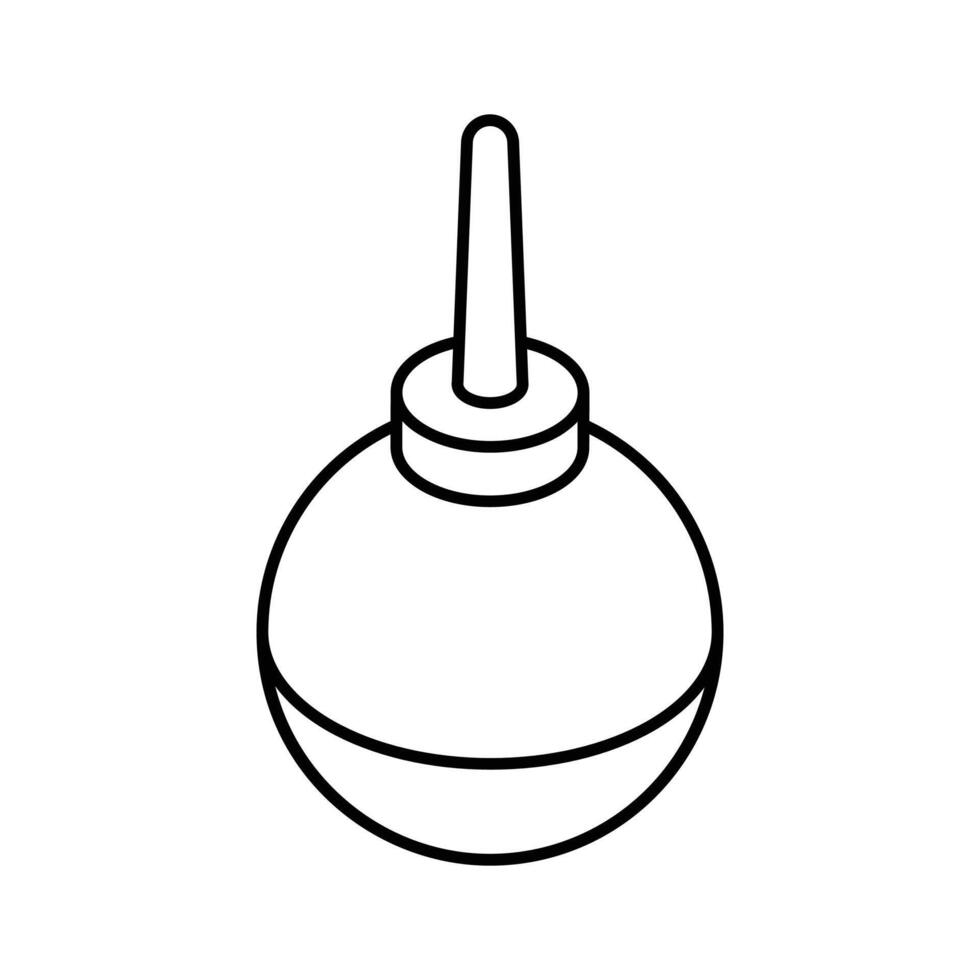 Premium isometric style icon for a medical aspirator.. vector