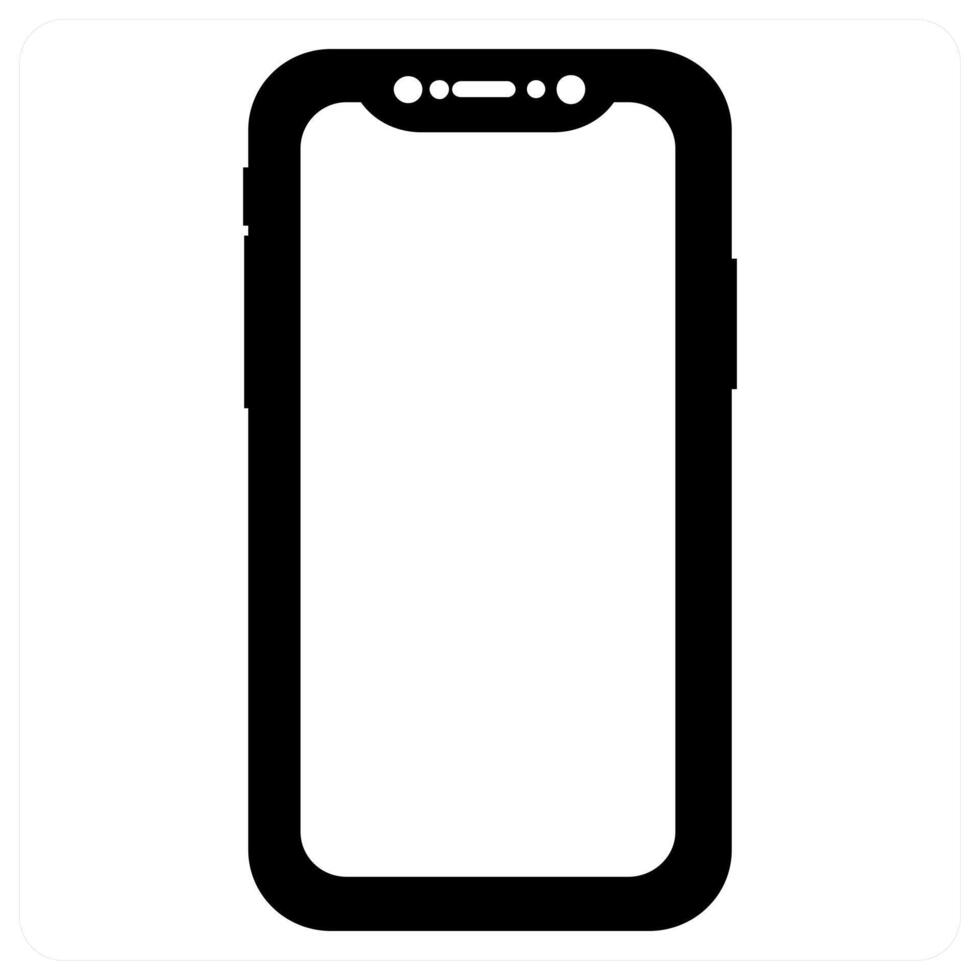 Device icon in black color vector