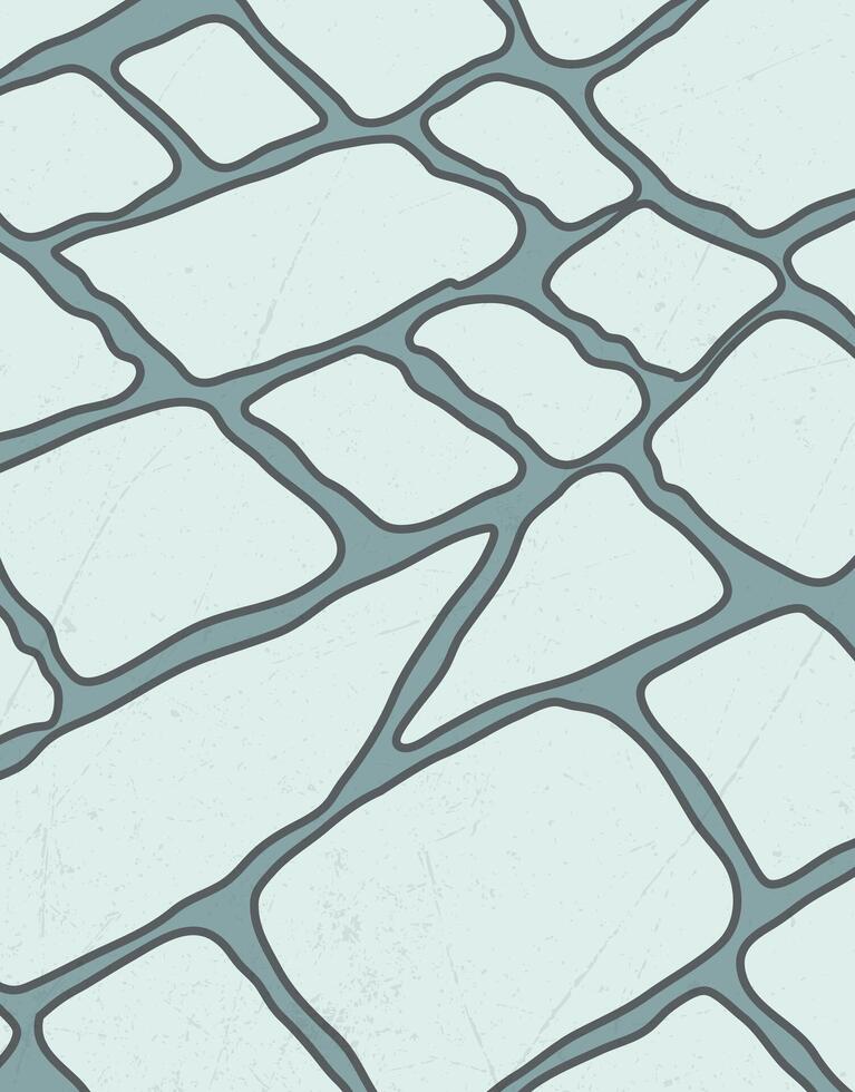 Stone pavement texture cartoon style vector