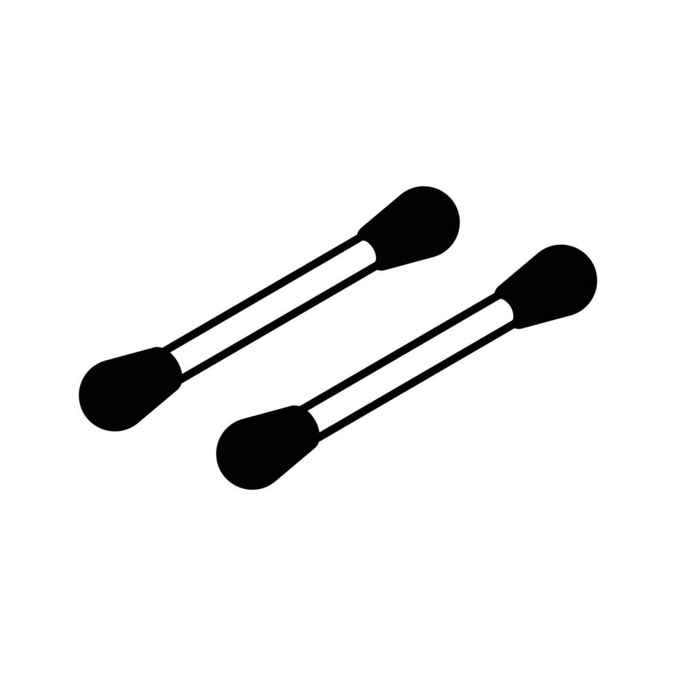 A modern isometric style icon of medical cotton buds... vector