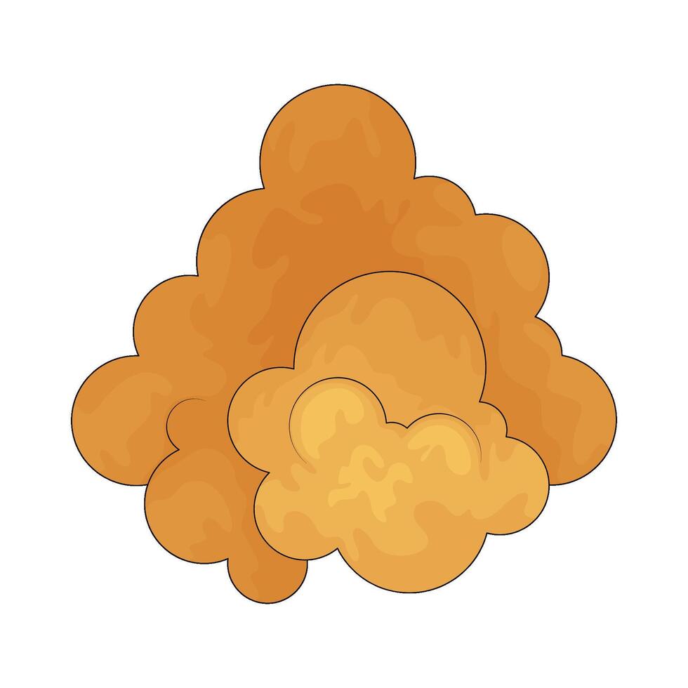 Gaming explosion illustration vector