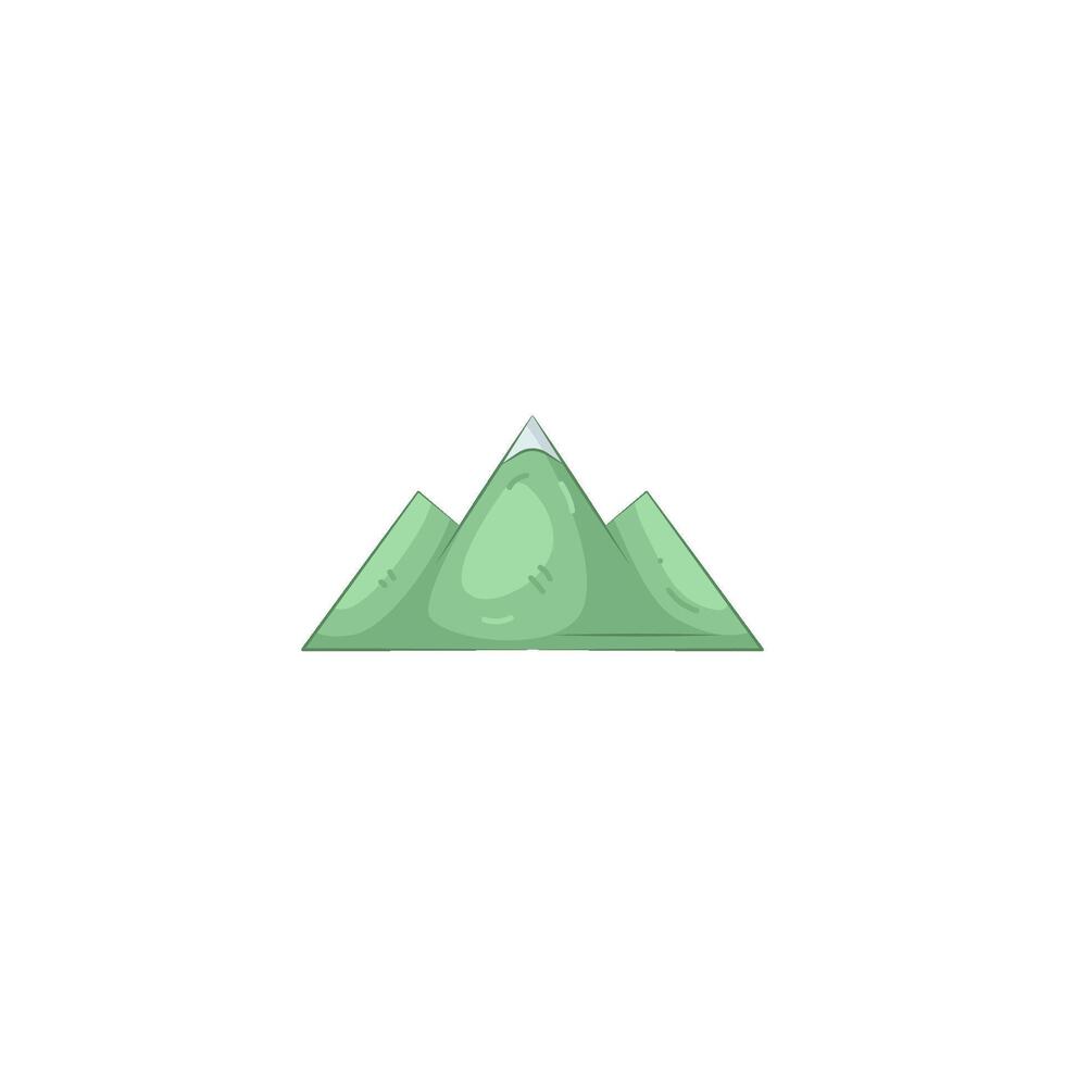 Illustration of mountain range vector
