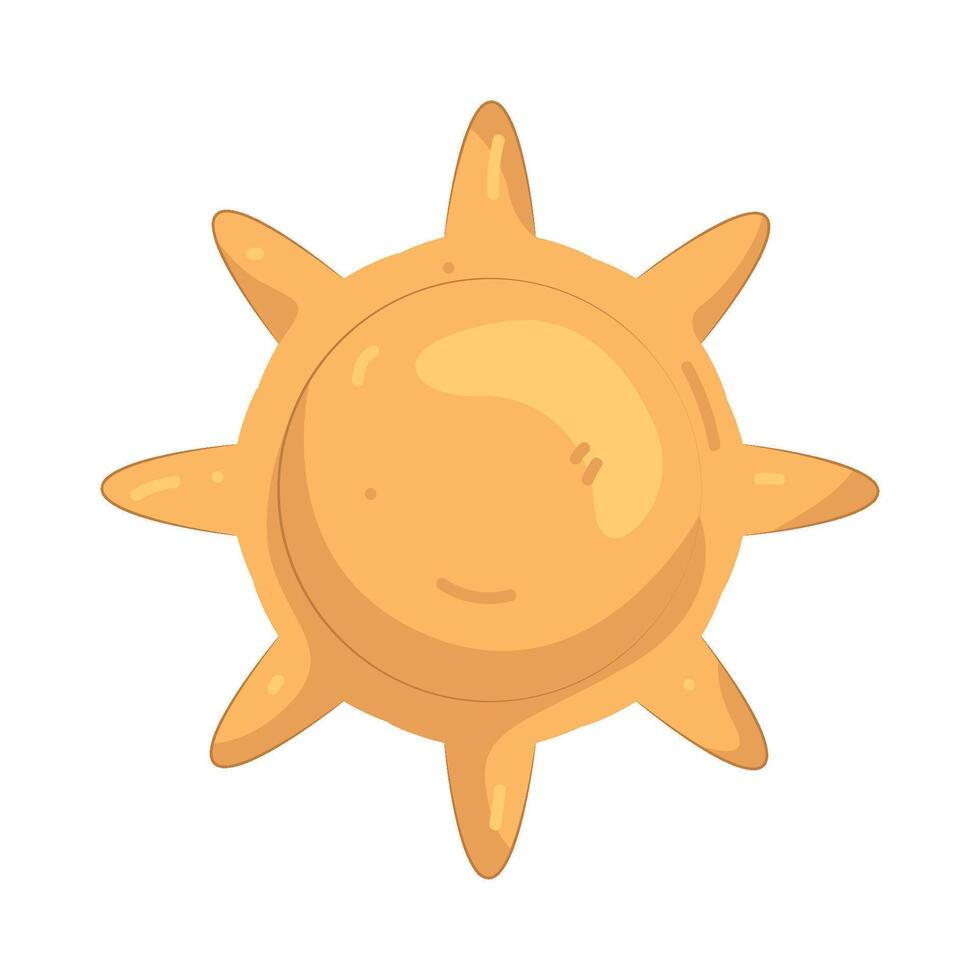 the bright sun vector