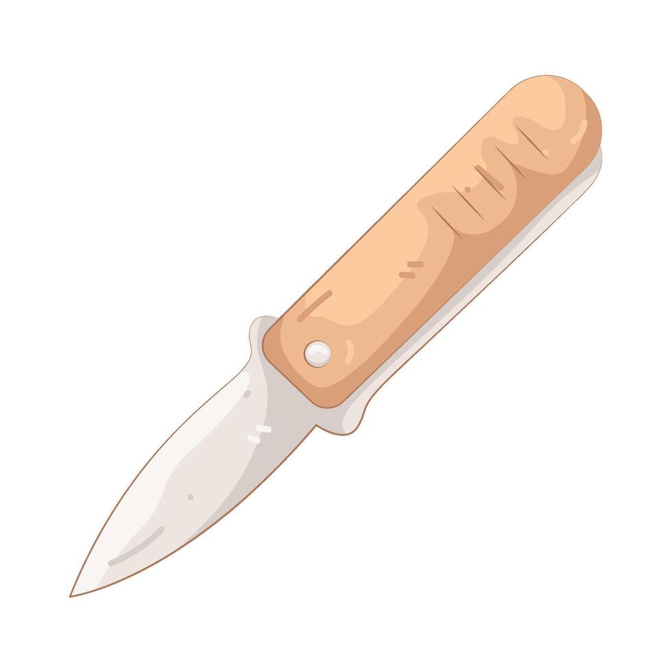 Illustration of Pocket Knife vector