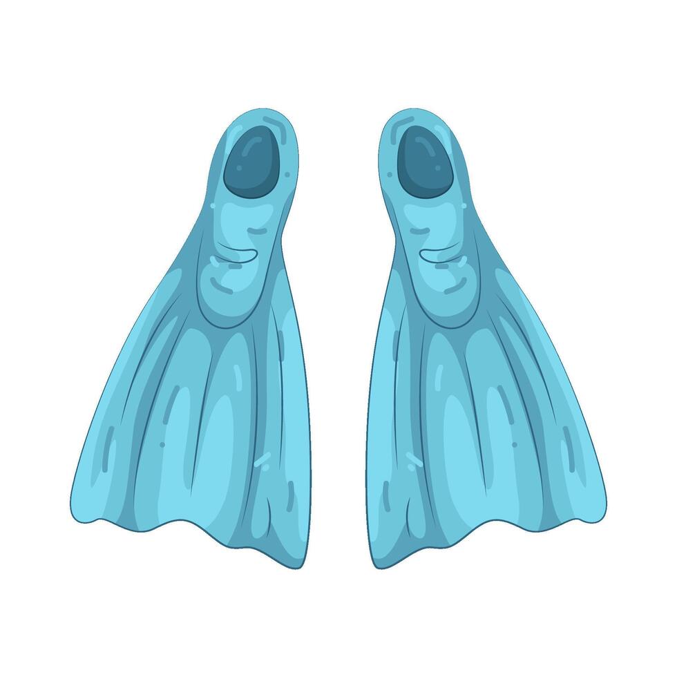 Illustration of flippers vector