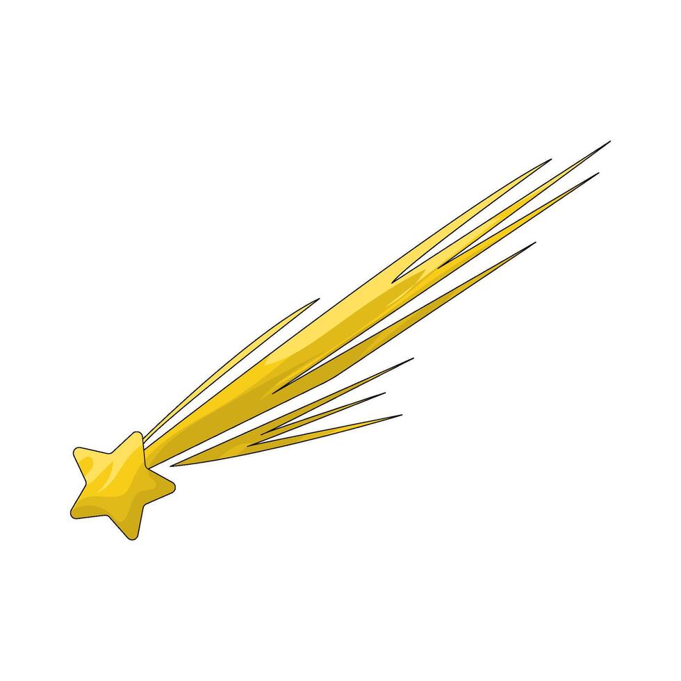the shooting star vector