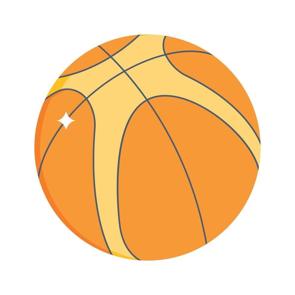 Check out this isometric style icon of basketball vector