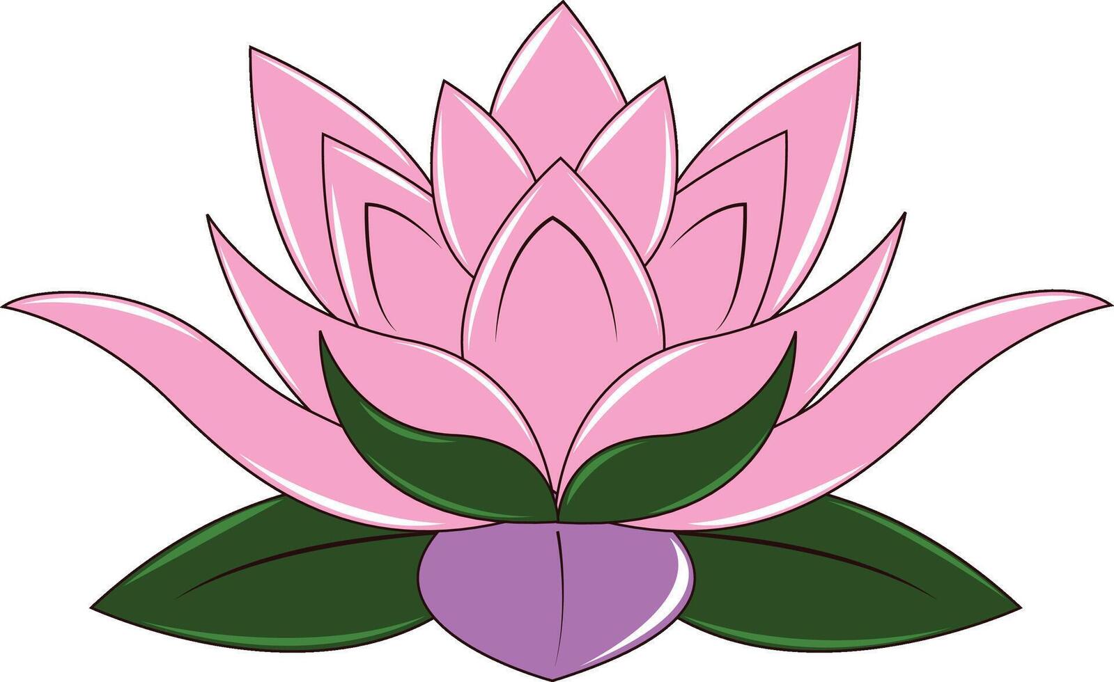 Amazing flower art. vector