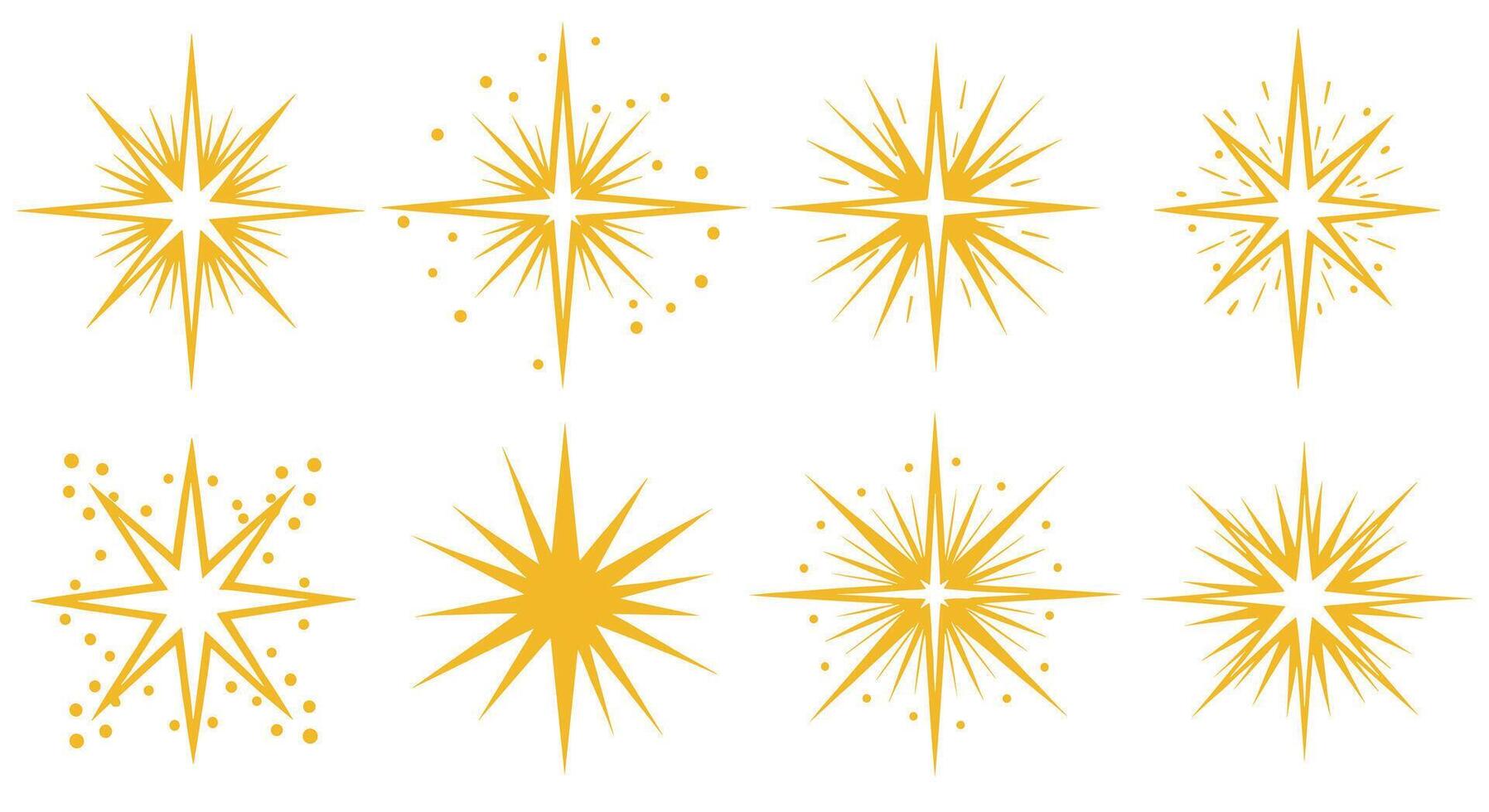 Exploring the Symbolic Meanings and Cultural Significance of Starbursts in Art and Design Worldwide vector