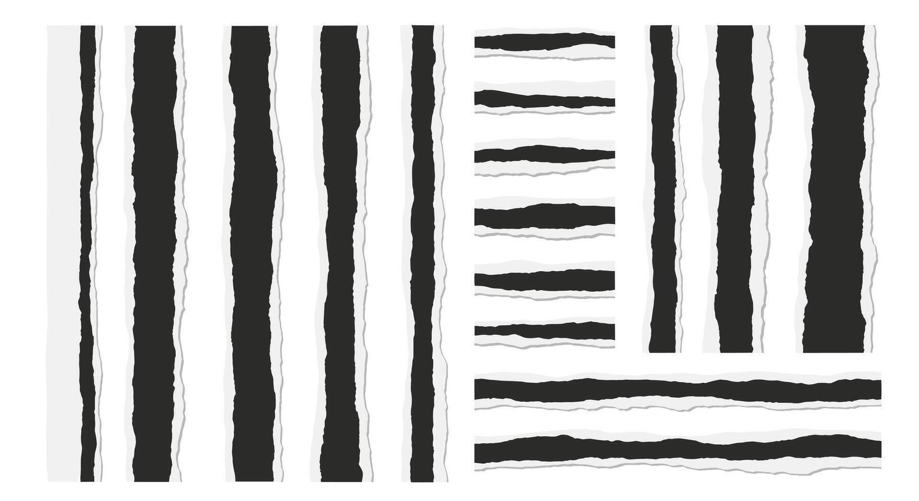 Analysis of Periodic Vertical Stripe Patterns and Related Horizontal Line Segmentations Study vector