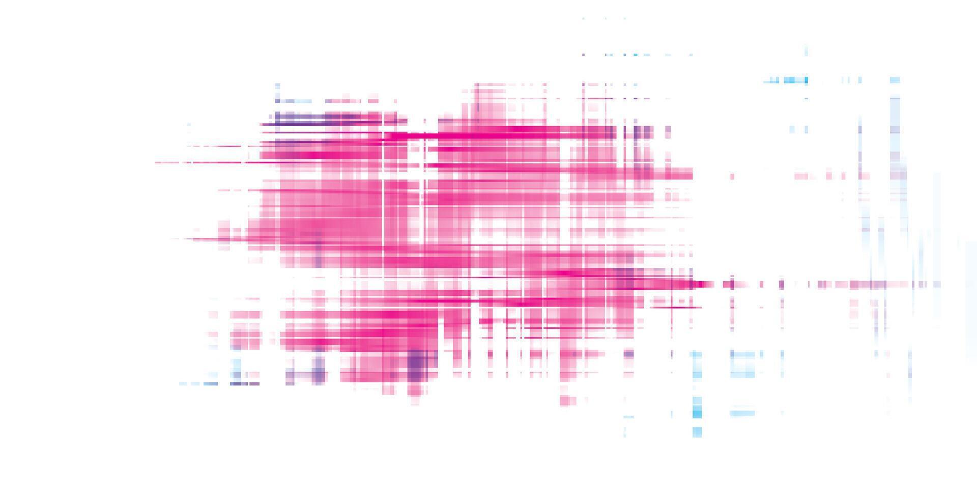 Abstract ink stained effect from defect printing on white paper graphic illustration. vector