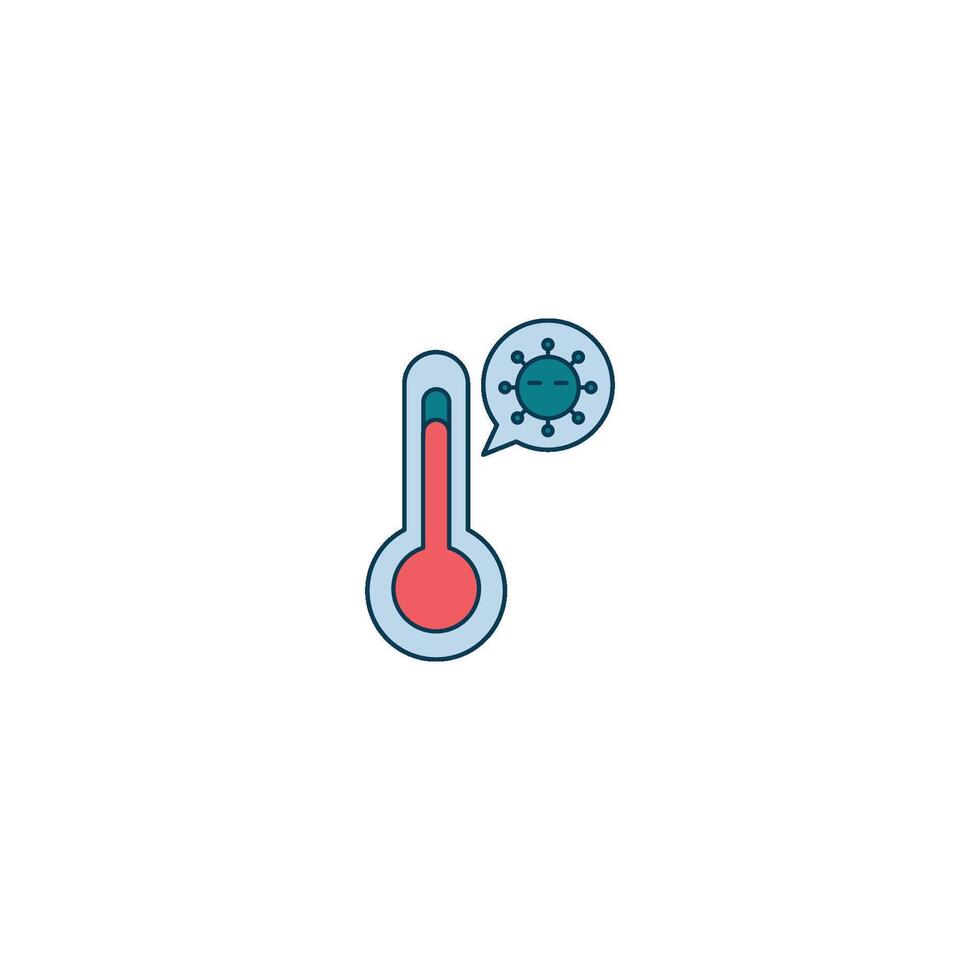 Smart Thermostat Temperature Control vector