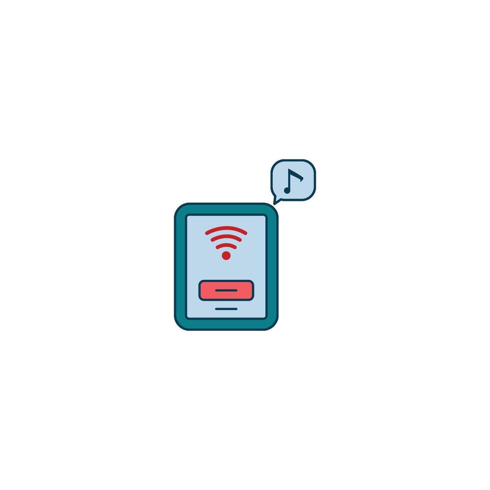 Smart Home Tablet Control Panel vector