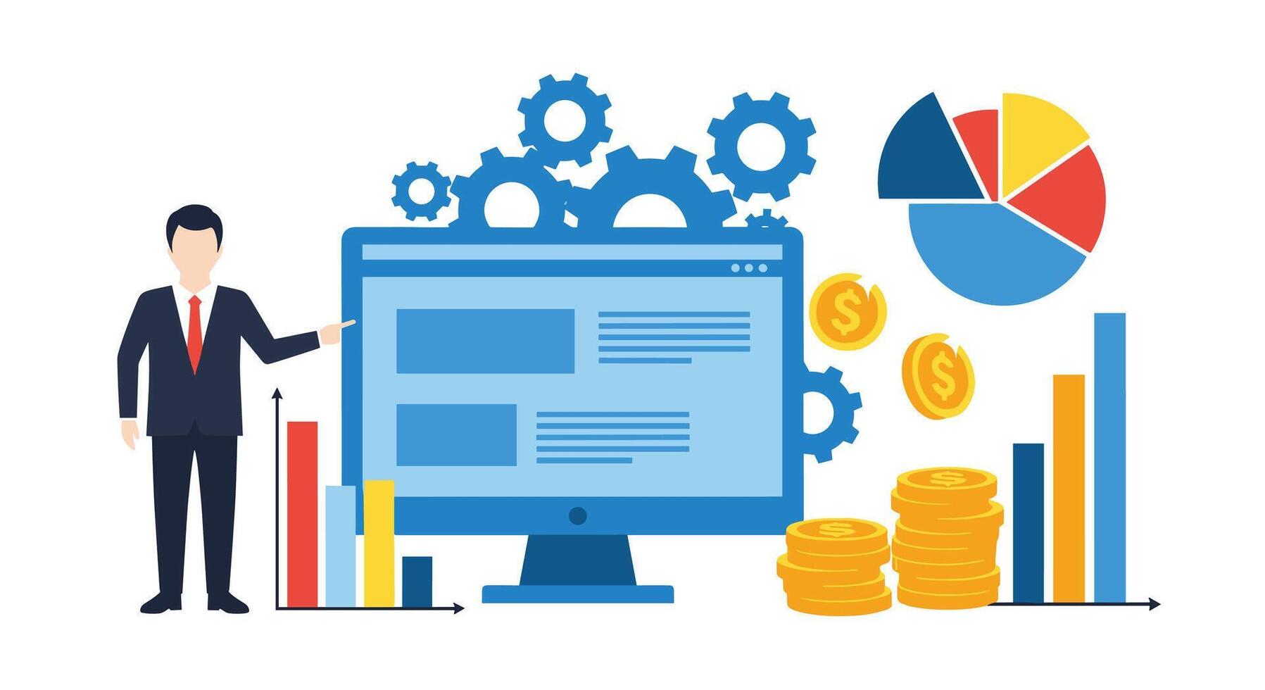 Navigating Business Intelligence Unveiling Insights and Strategies for Informed Decision Making and Growth vector