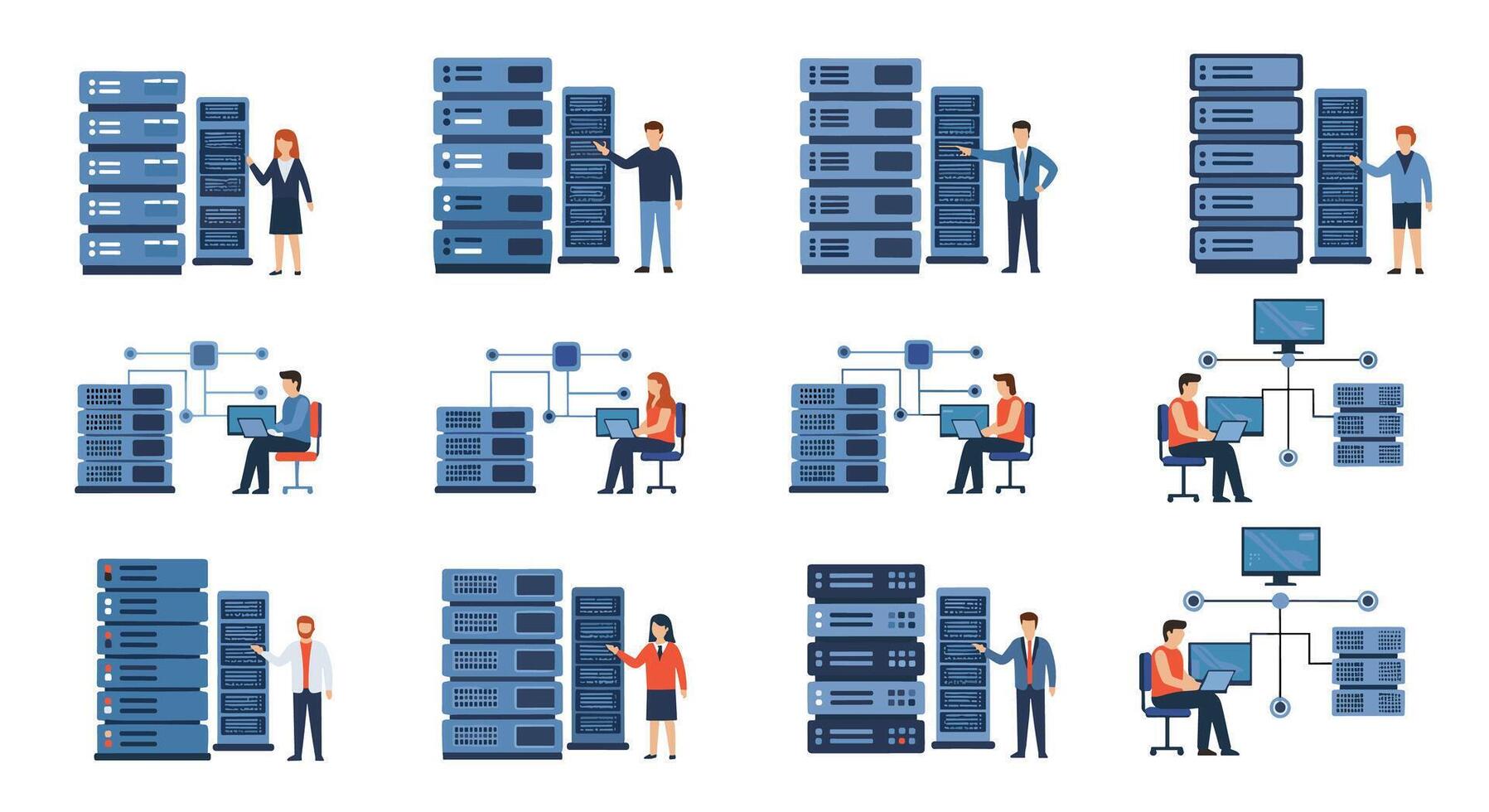 Understanding Server Infrastructure A Comprehensive Guide to Managing and Optimizing Your Network vector