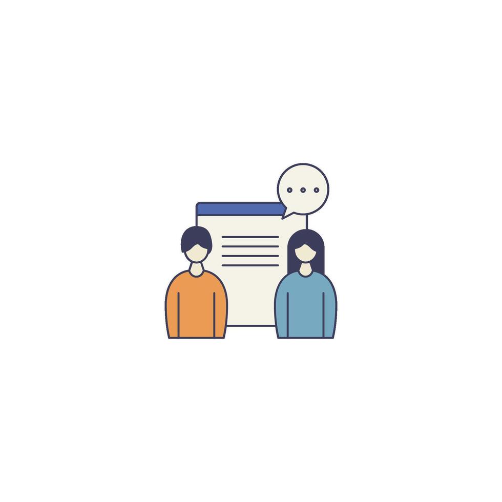 Social Media Customer Engagement vector