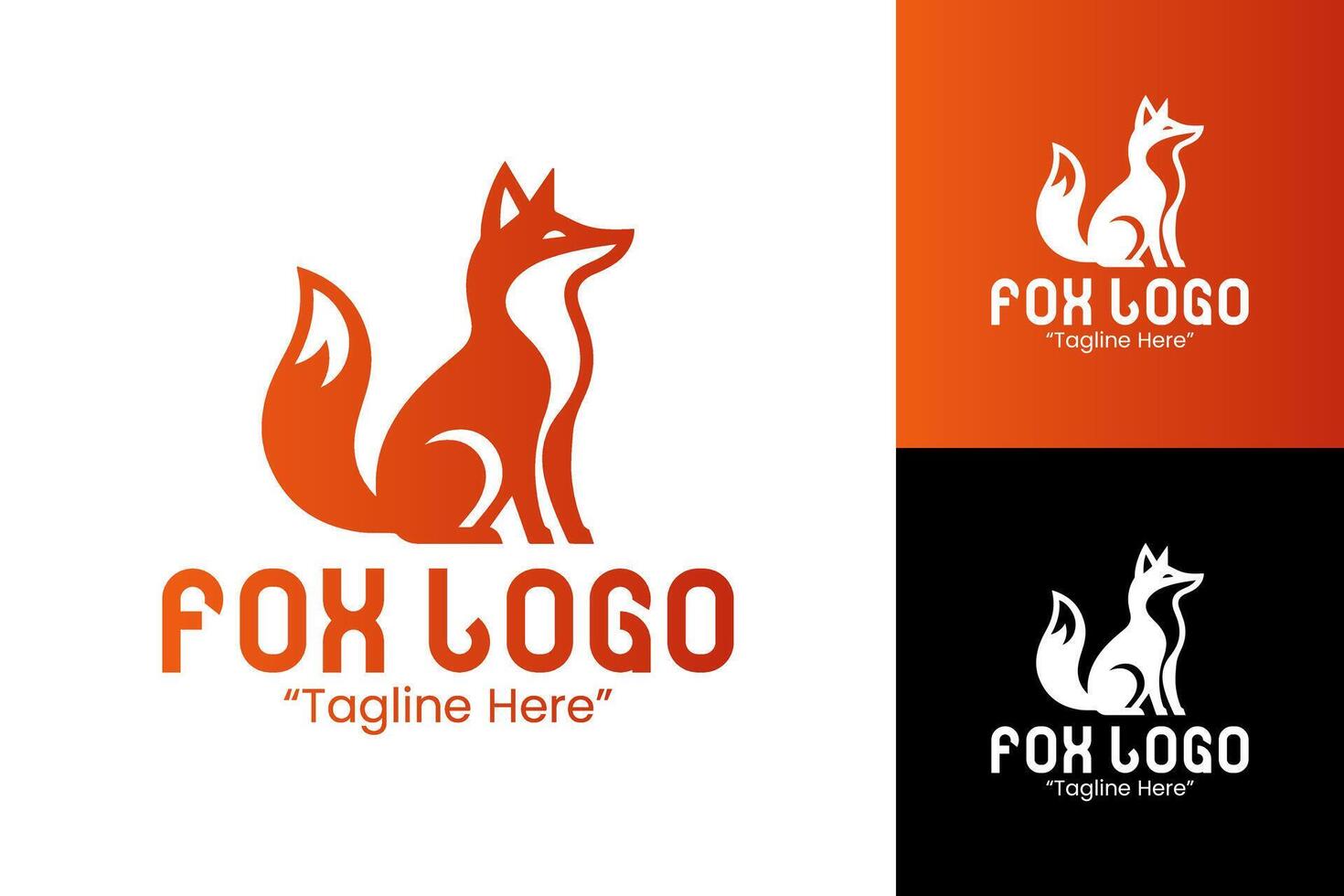 Playful Fox Logo Design for Fun Business Branding and Identity Solutions vector