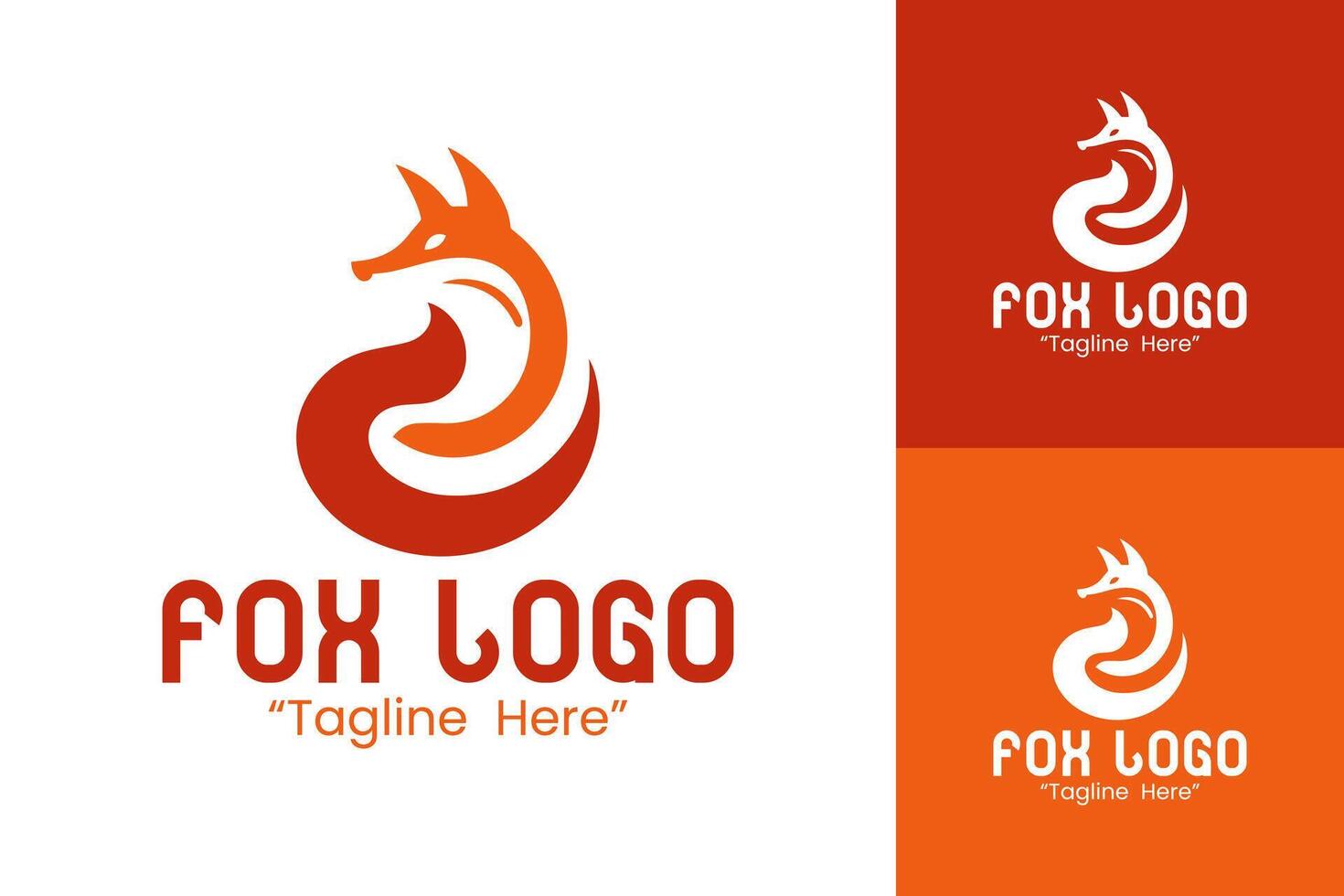 Minimalistic Fox Logo for Elegant Branding and Business Identity vector