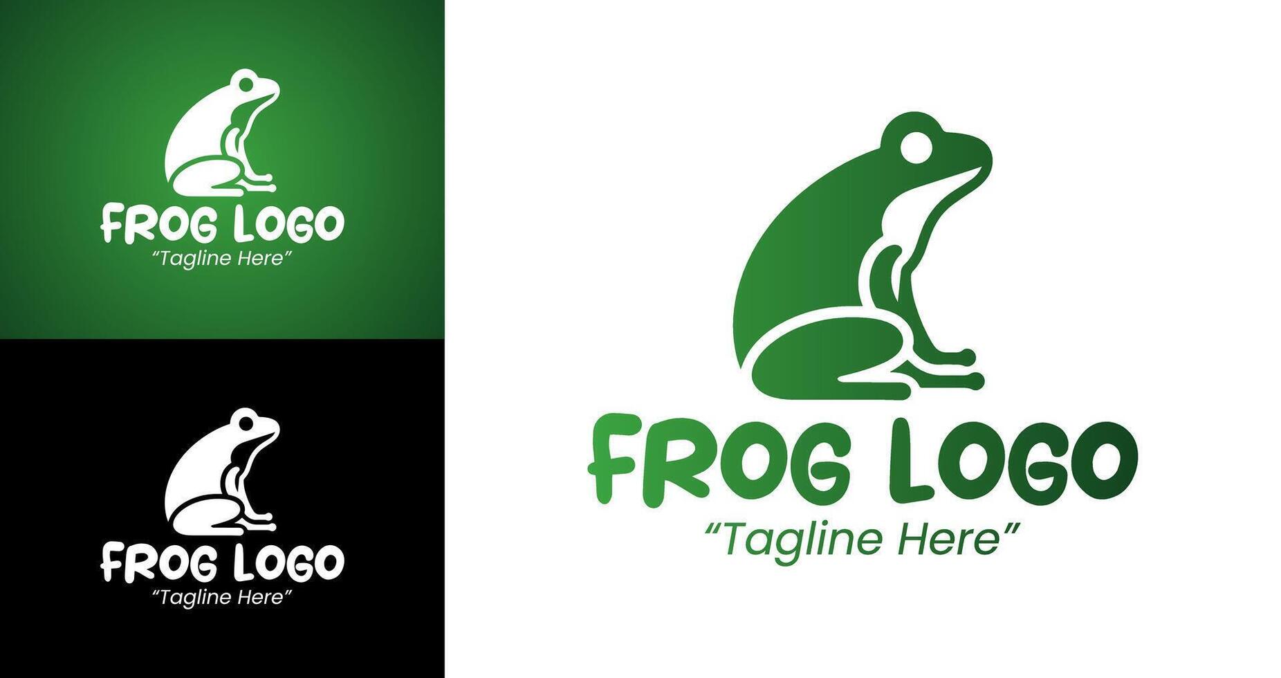 Elegant Frog Logo for Professional Branding and Business Identity vector