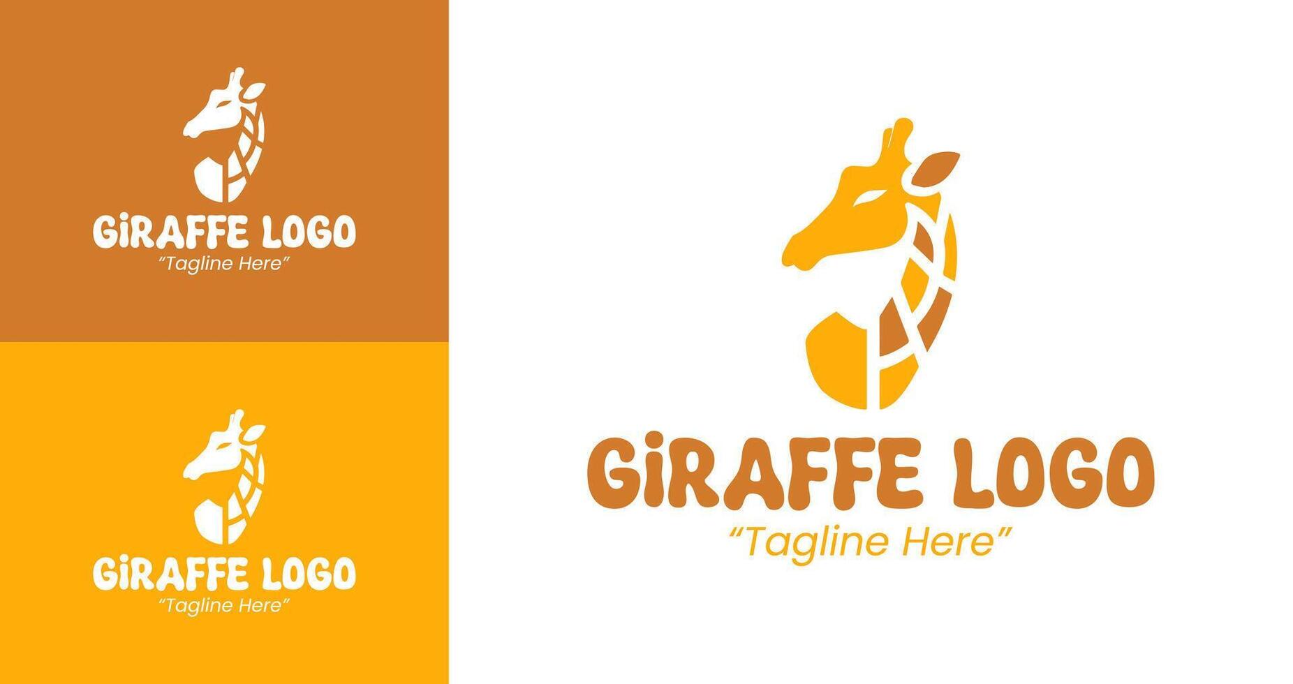 Modern and Creative Giraffe Logo for Branding and Marketing vector