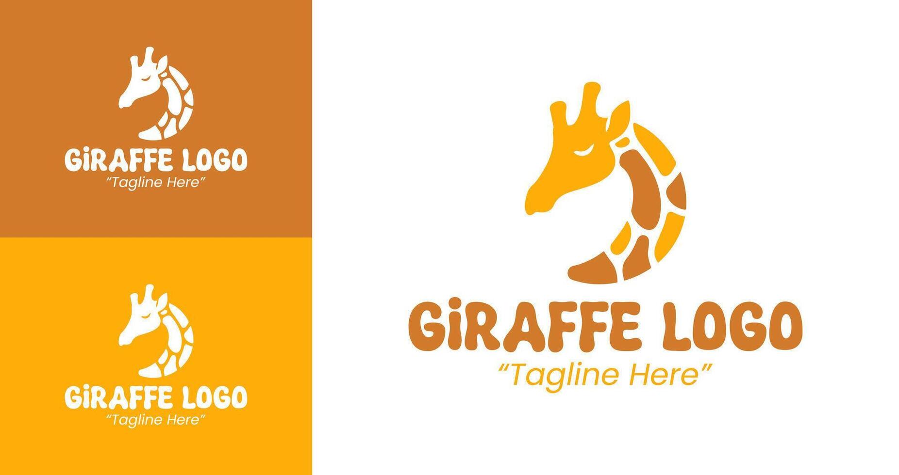 Unique Giraffe Logo for Business and Digital Branding Solutions vector