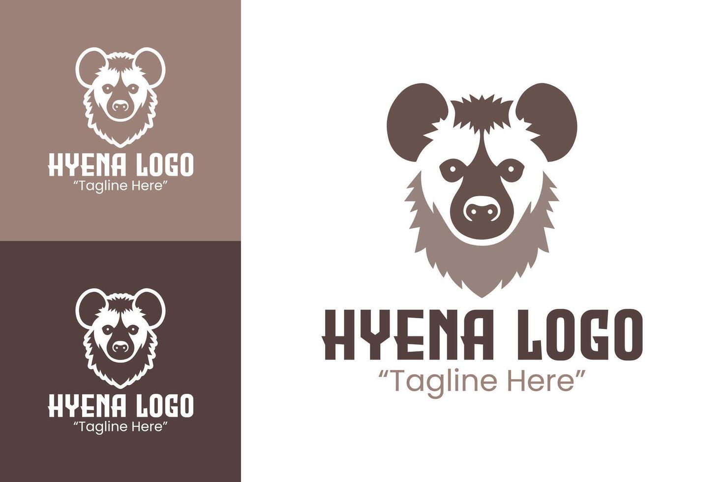 Powerful Hyena Logo Design with Strong Features for Brand Identity vector