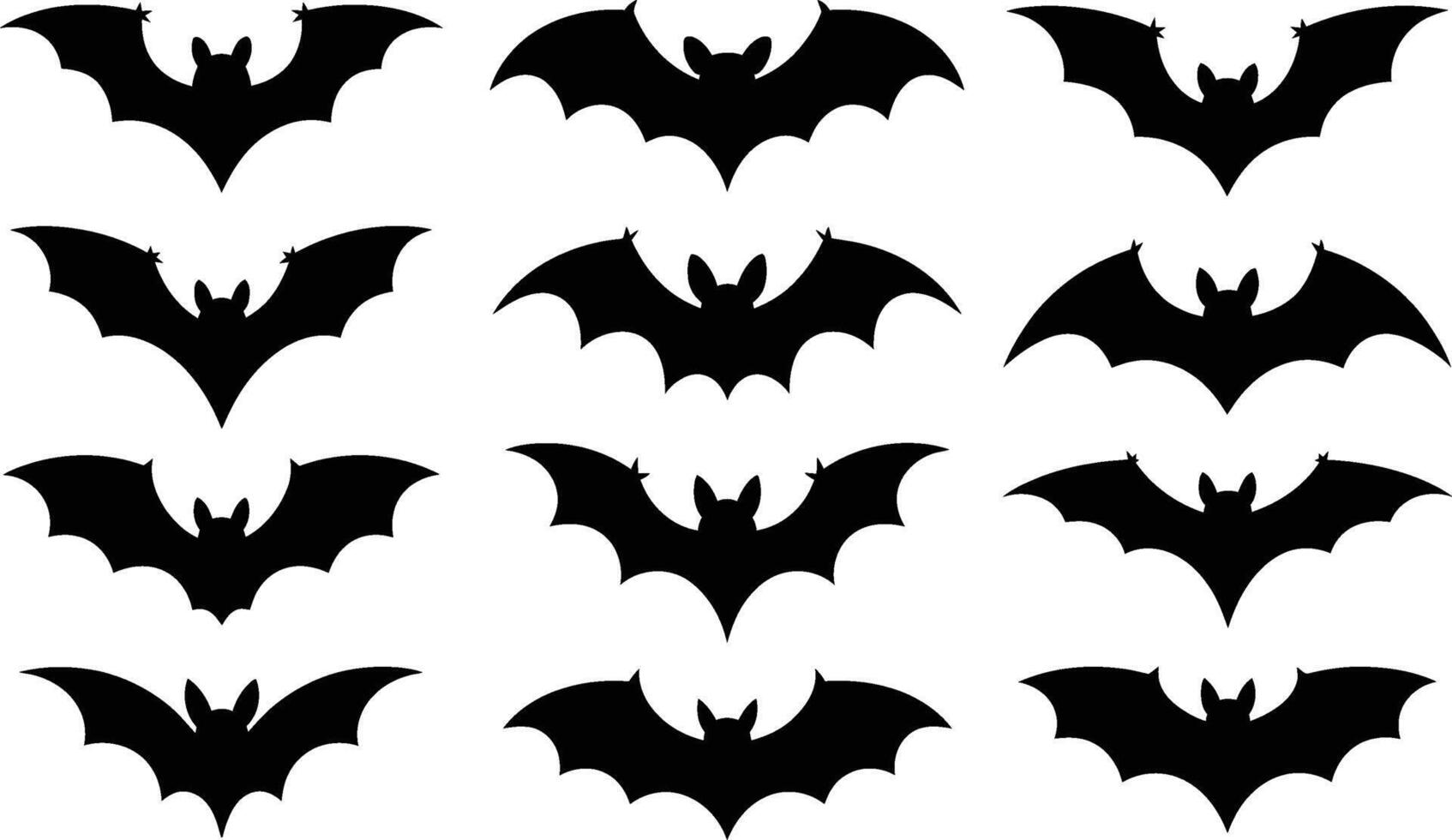 Halloween bats pattern decorative dark background for spooky season vector