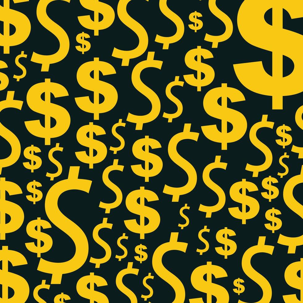 Dollar sign luxury trendy applicable design magnificent abstract illustration artwork vector