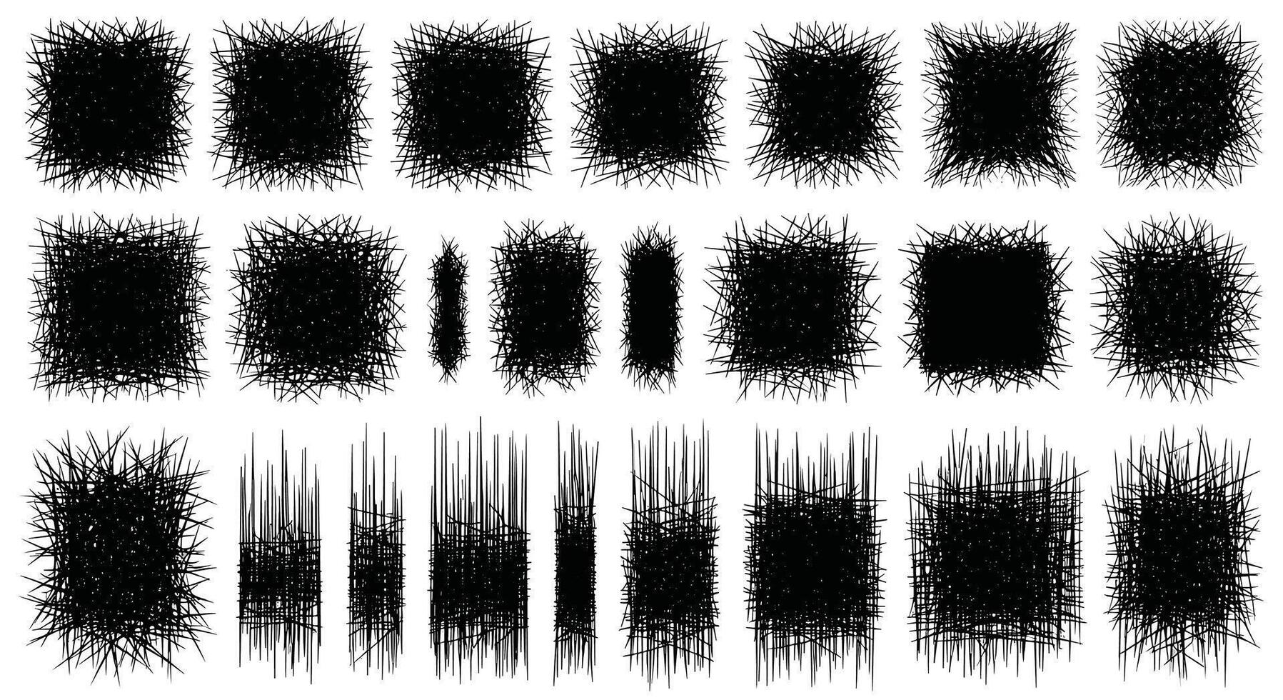 Collection of Grunge Texture Elements for Creating Effects and Adding Visual Interest vector