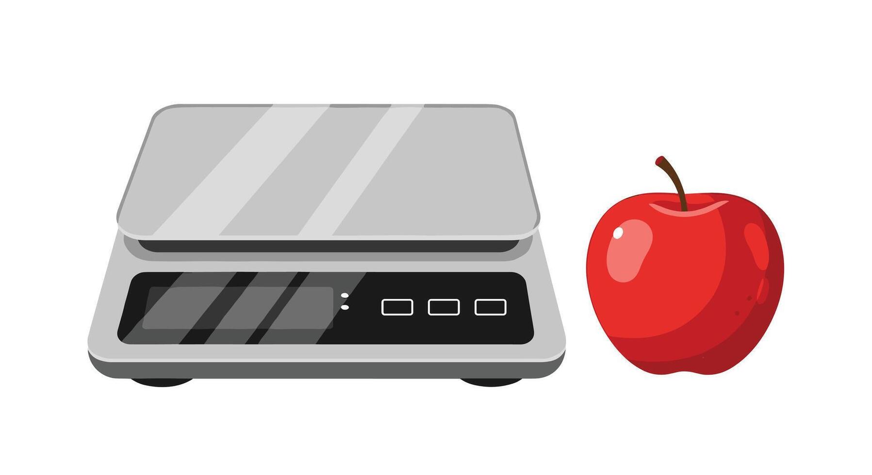 The Art of Weighting Apples Exploring the Principles of Measurement and Precision vector