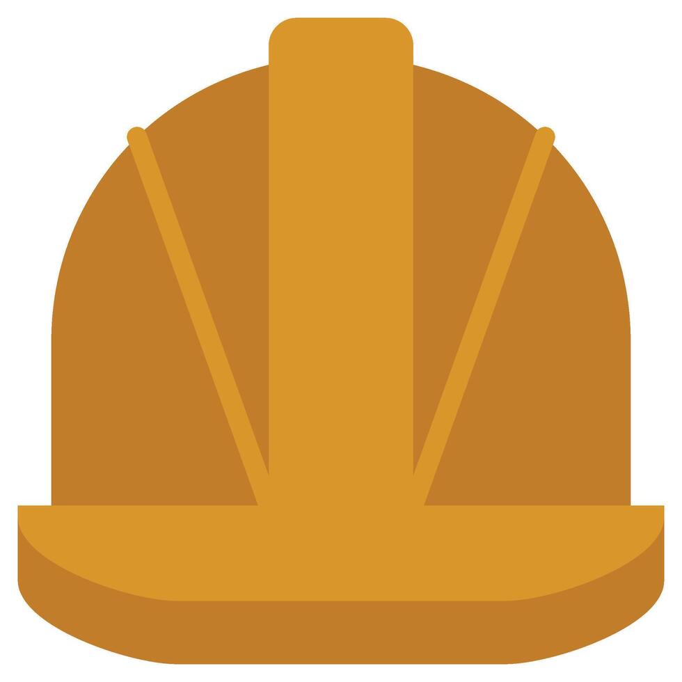 Safety Helmet Flat Icon, Flat Design Style Icon Symbol vector